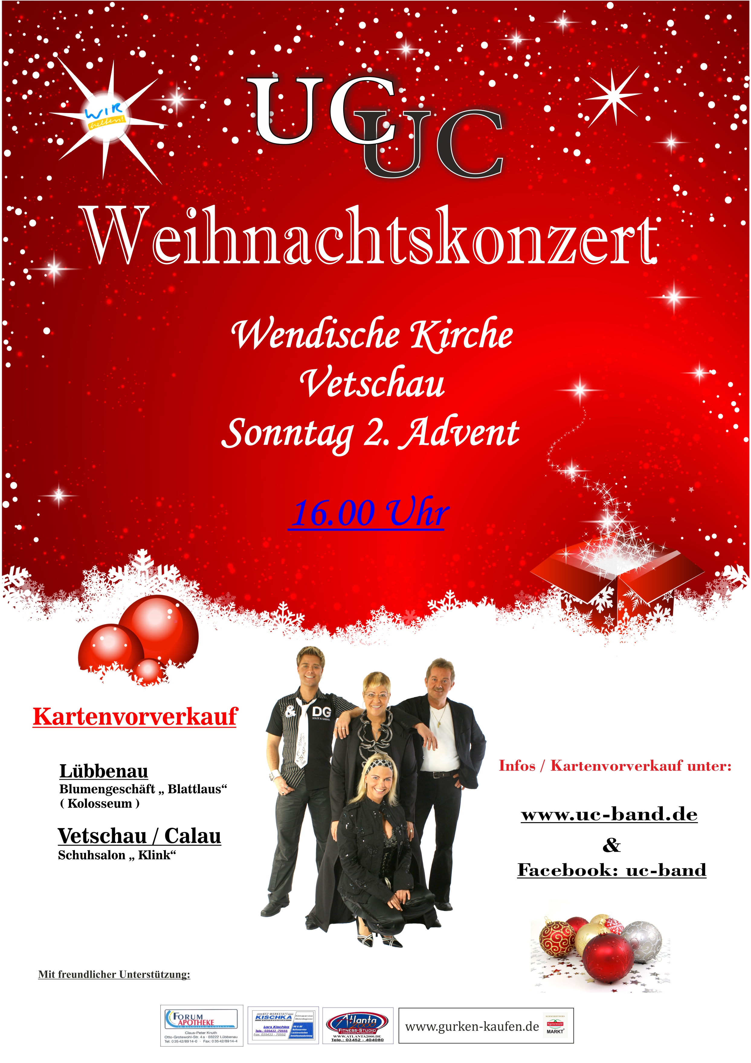 Plakat Weihnachtskonzert 2017